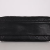 Chanel Kelly Top Handle Bag Black Caviar 24K GP