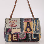 Chanel Jumbo Single Flap Mixed Media Patchwork SHW