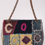 Chanel Jumbo Single Flap Mixed Media Patchwork SHW