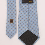 Fendi Blue Silk Tie