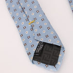 Fendi Blue Silk Tie