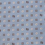 Fendi Blue Silk Tie
