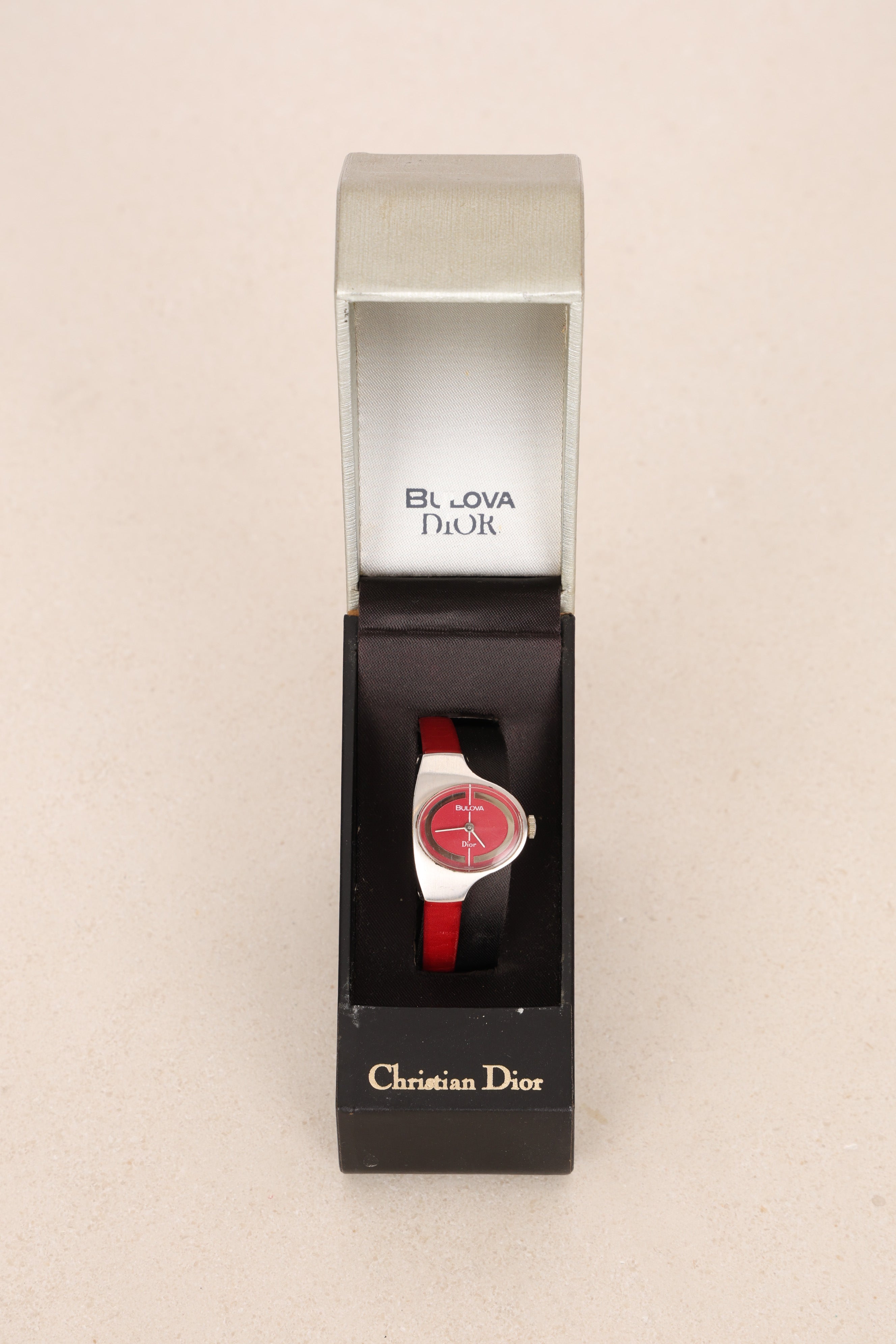 Dior Red Bulova Watch