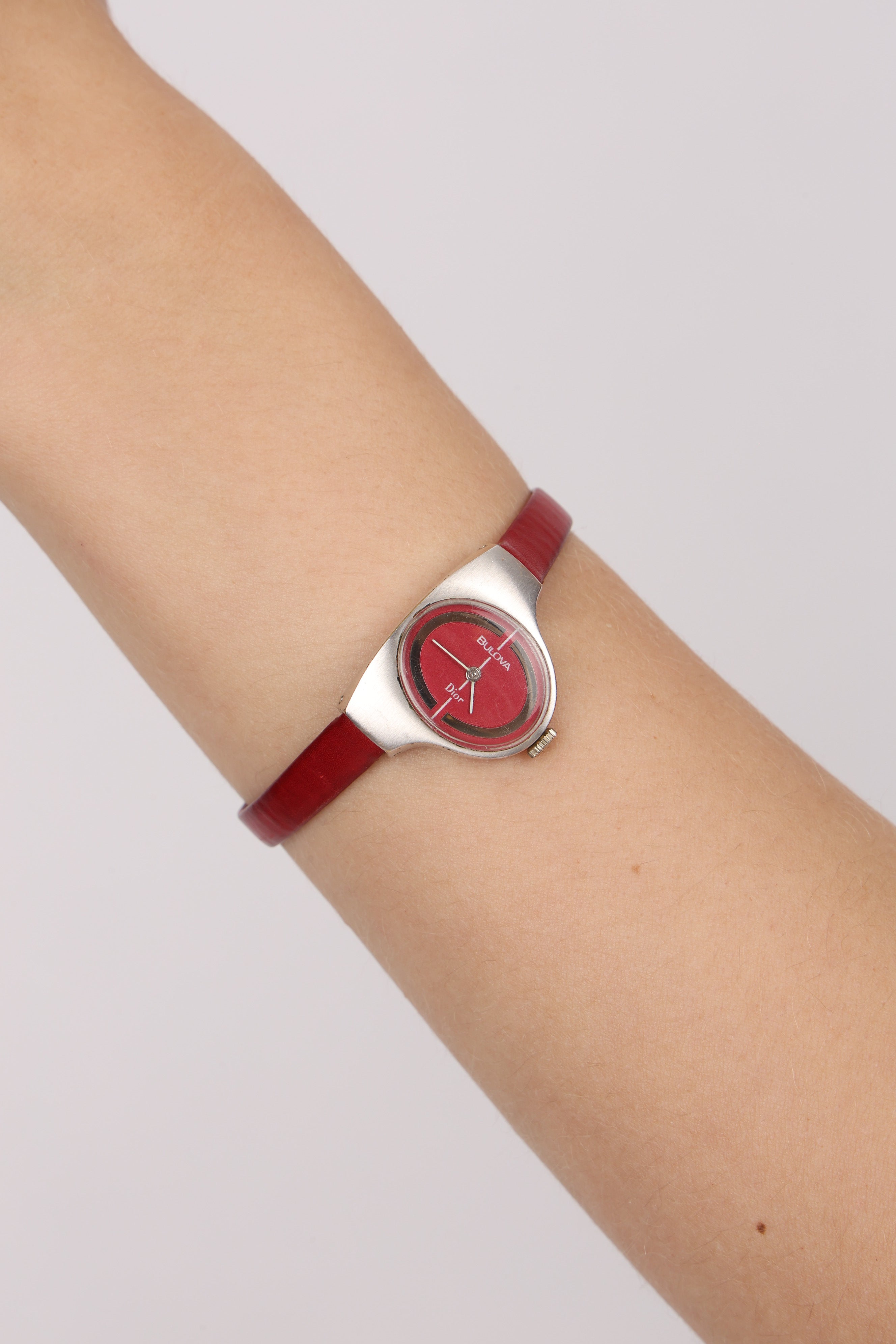 Dior Red Bulova Watch