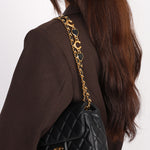 Limited Edition Chanel Miss Coco Hearts Mini Square Flap Black Calfskin 2021 BGHW