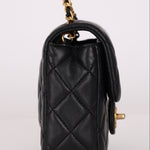 Chanel Lambskin Black Mini Square Coco Flap