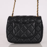 Chanel Lambskin Black Mini Square Coco Flap