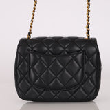 Chanel Lambskin Black Mini Square Coco Flap