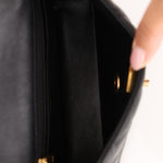 Chanel Lambskin Black Mini Square Coco Flap