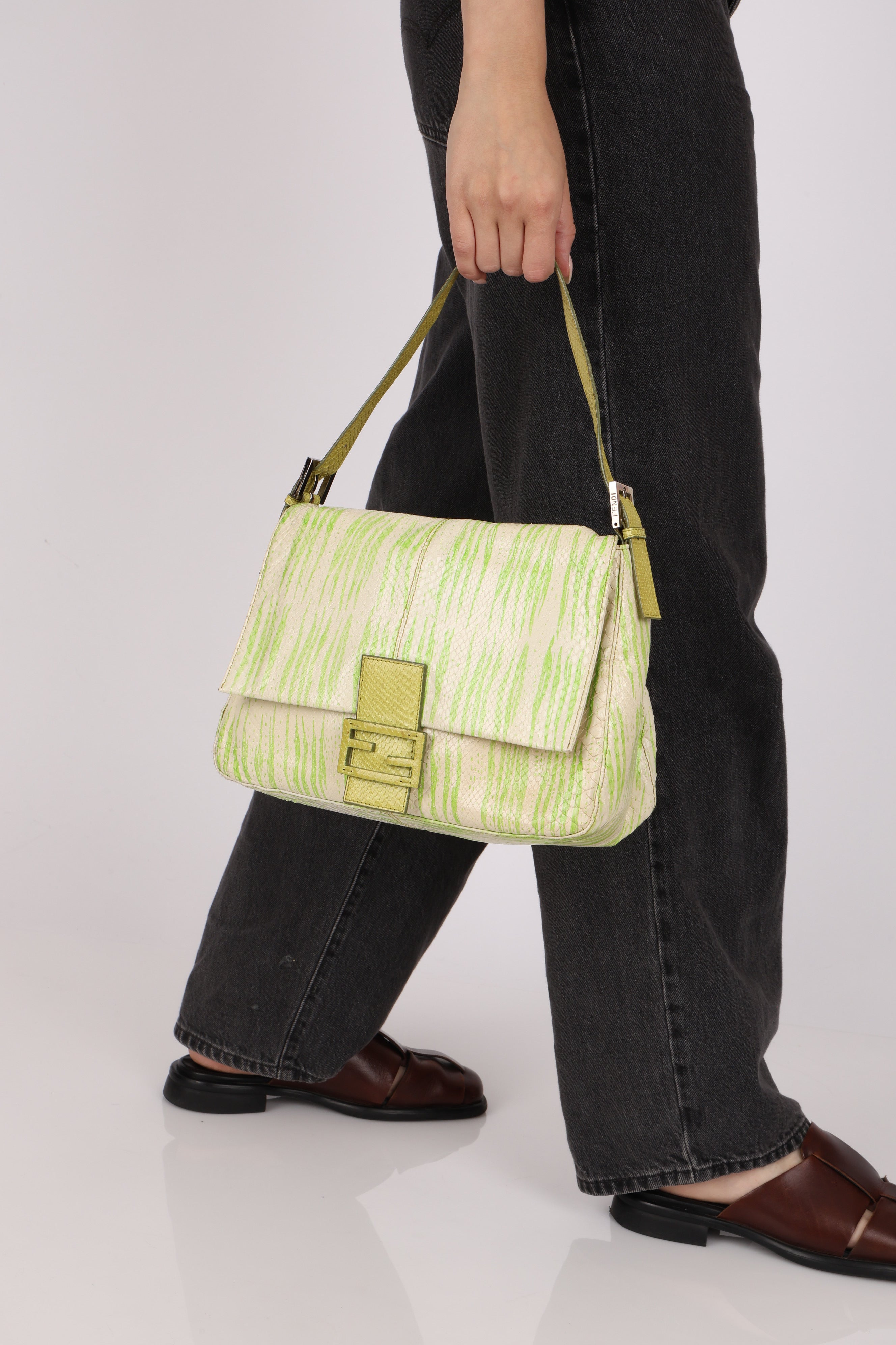 Fendi Exotic Mama Baguette Bag