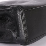 Chanel Tortoise Acrylic Top Handle Tote Black Caviar 1997