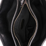 Chanel Tortoise Acrylic Top Handle Tote Black Caviar 1997