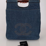 Chanel Denim Top Handle Bag