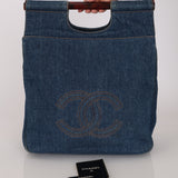 Chanel Denim Top Handle Bag