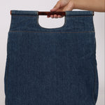 Chanel Denim Top Handle Bag