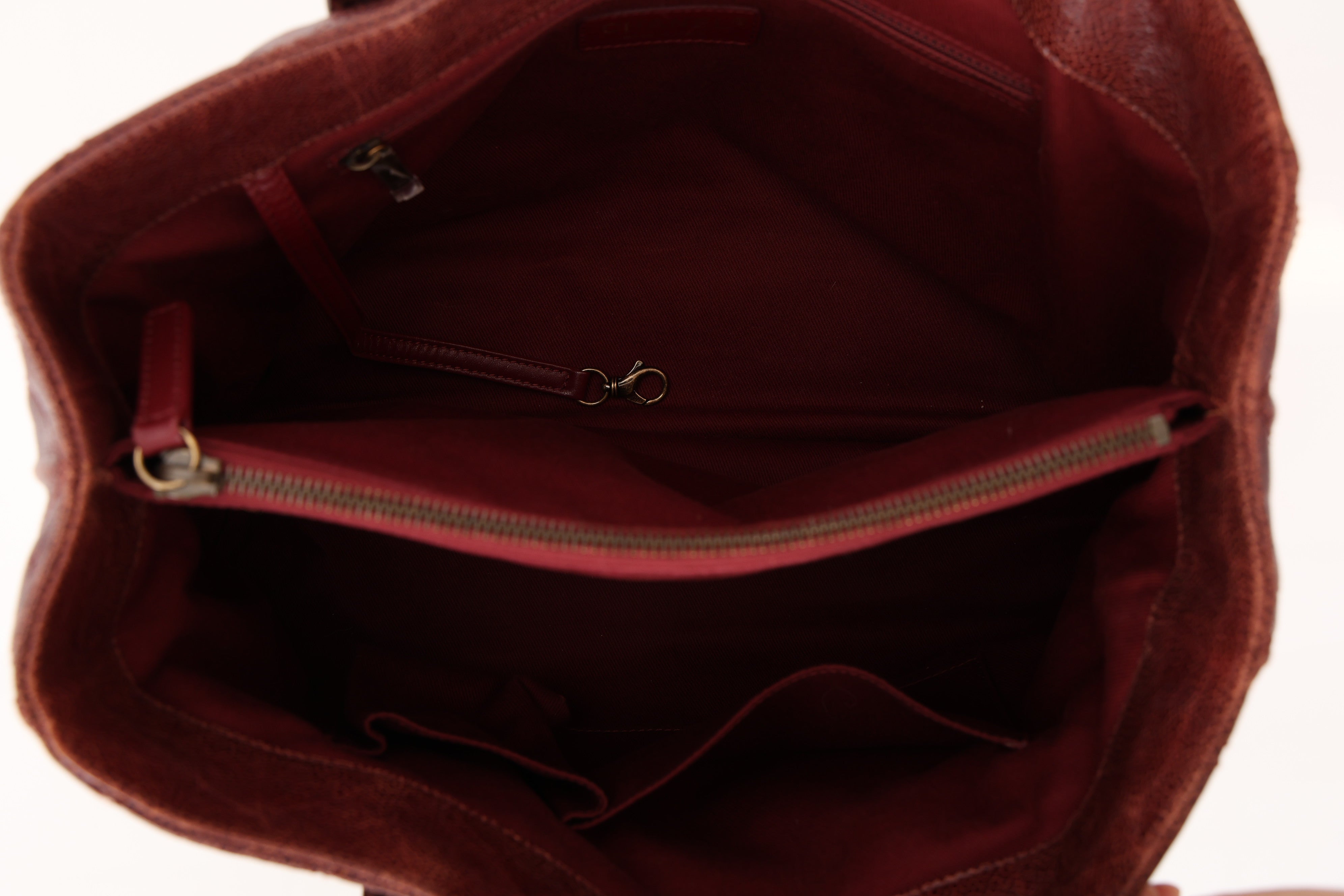 Chanel Top Handle Bordeaux Caviar AGHW
