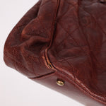 Chanel Small Shiva Tote Burgundy Glazed Caviar 2012 AGHW