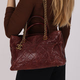 Chanel Small Shiva Tote Bordeaux Caviar 2012 AGHW (DONE)