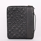 Chanel Embossed Tech Case Black Lambskin 2011 SHW