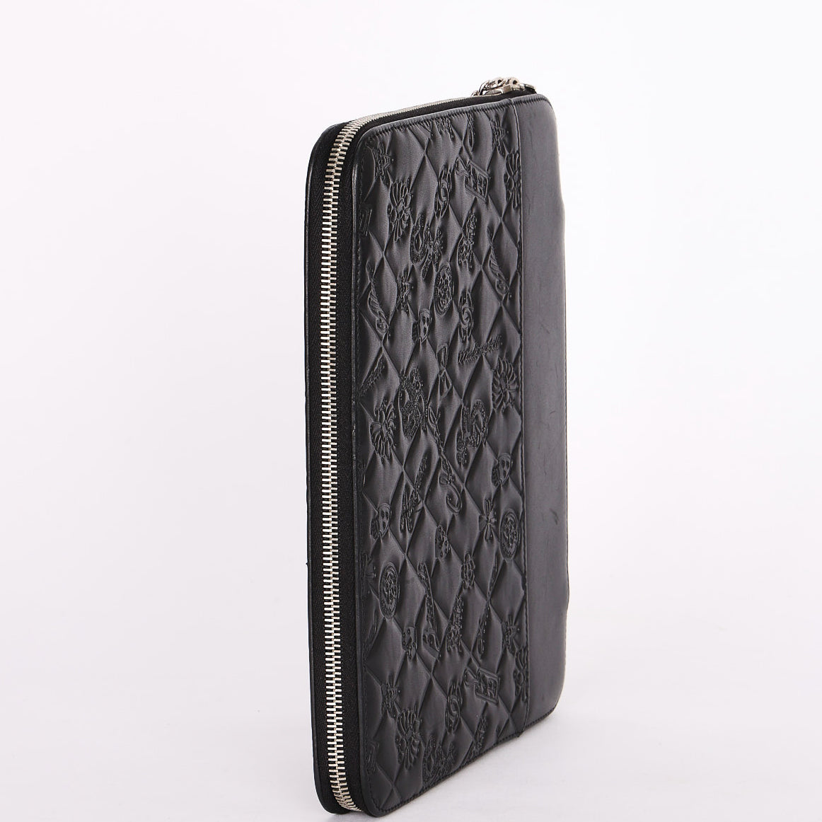 Chanel Embossed Tech Case Black Lambskin 2011 SHW