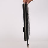 Chanel Embossed Ipad Case Black Lambskin SHW
