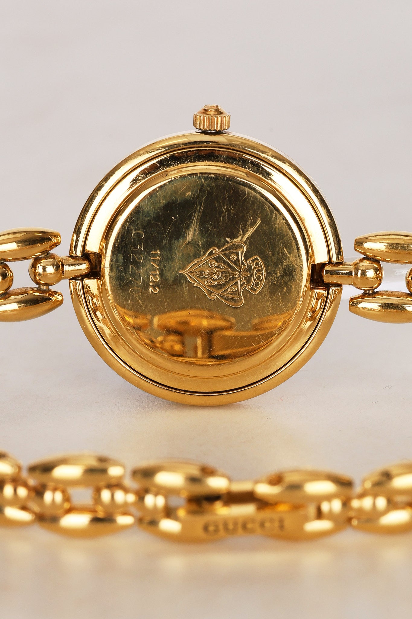 Gucci Multicolor Gold Bezel Watch