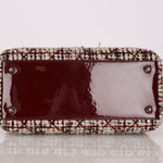 Dior Medium Lady Tweed Bordeaux