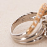 Citrine & Peridot Gold Diamond Ring