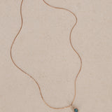 1990s 18K Rose Gold Opal and Diamond Pendant Necklace - Drop 23