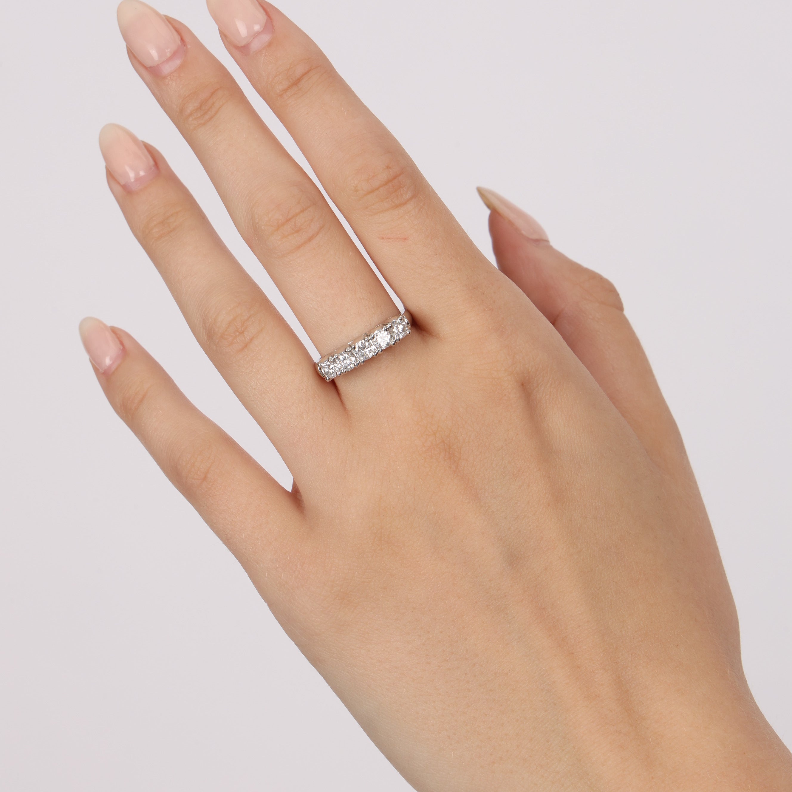Silver & Diamond Ring