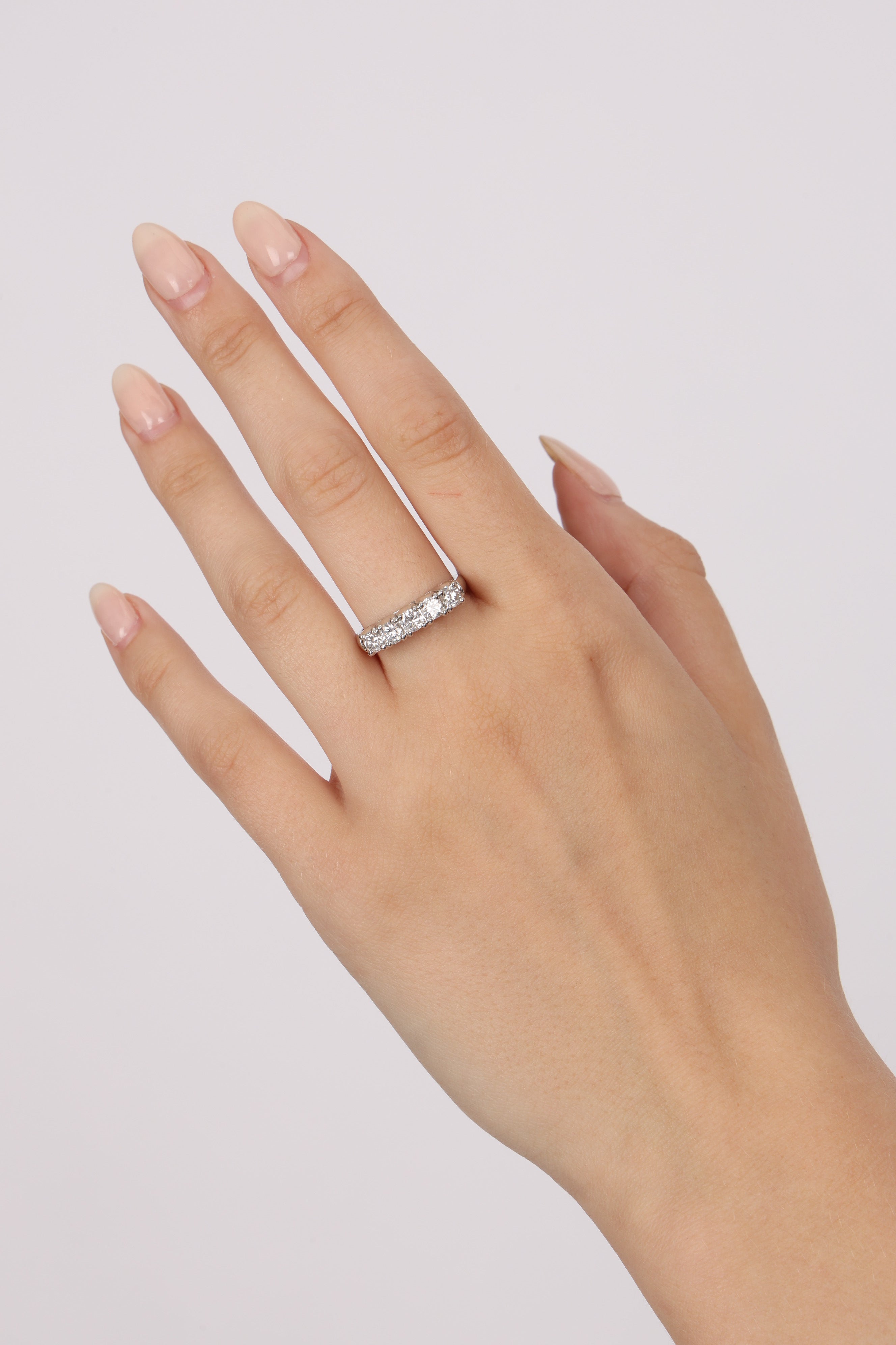 Silver & Diamond Ring