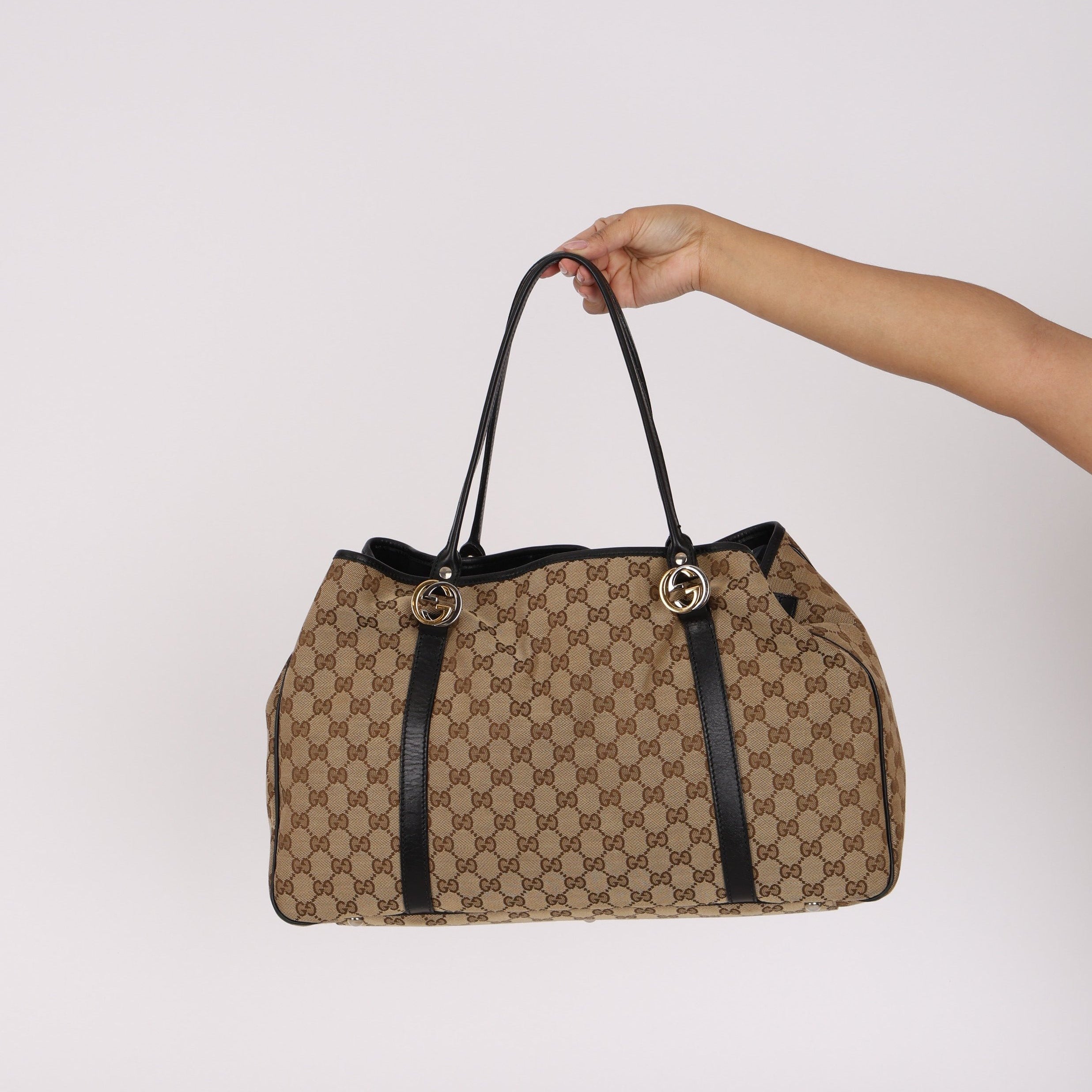 Gucci Monogram Canvas Tote