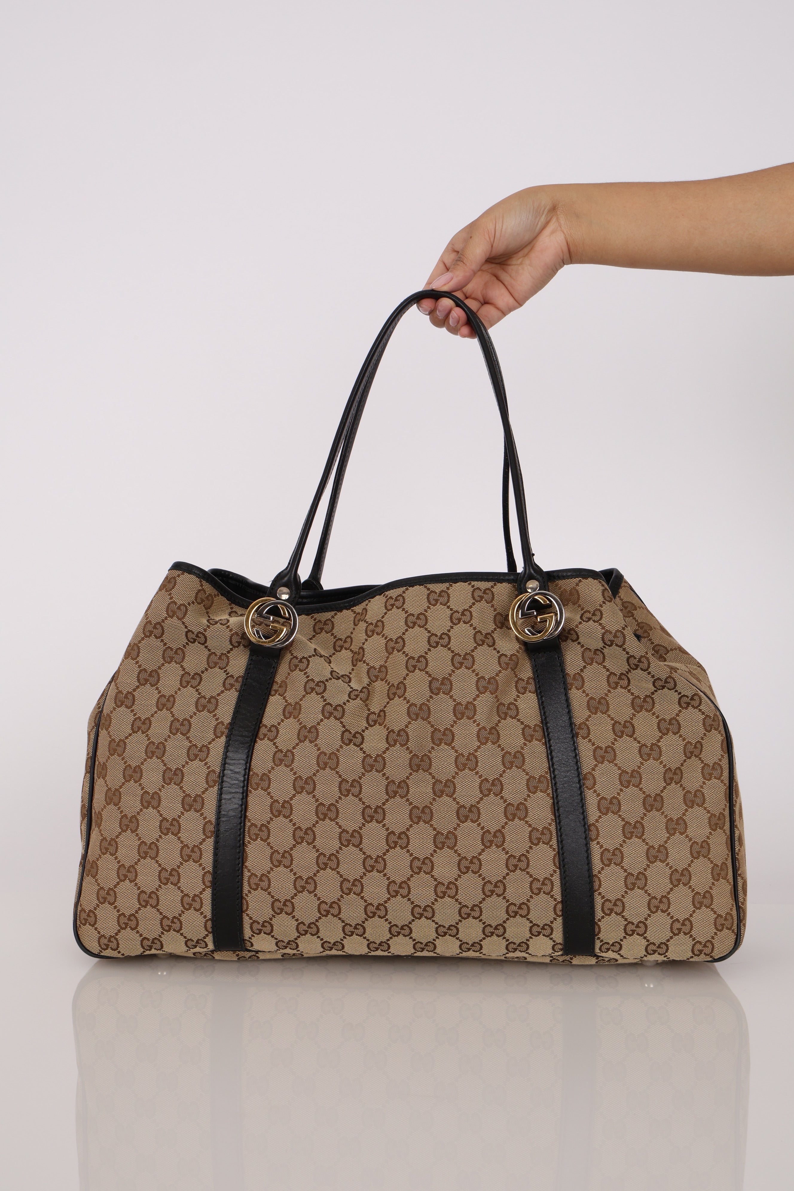 Gucci Monogram Canvas Tote