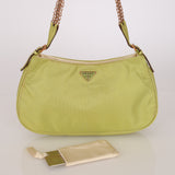 Prada Nylon Lime Shoulder Bag