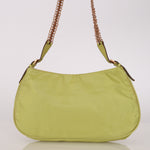 Prada Nylon Lime Shoulder Bag