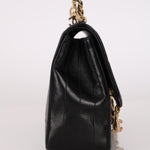 Chanel Chocolate Bar Lucky Charms Shoulder Bag Black Lambskin GHW