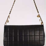 Chanel Chocolate Bar Lucky Charms Shoulder Bag Black Lambskin GHW