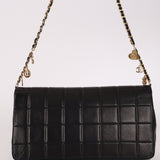 Chanel Chocolate Bar Lucky Charms Shoulder Bag Black Lambskin GHW