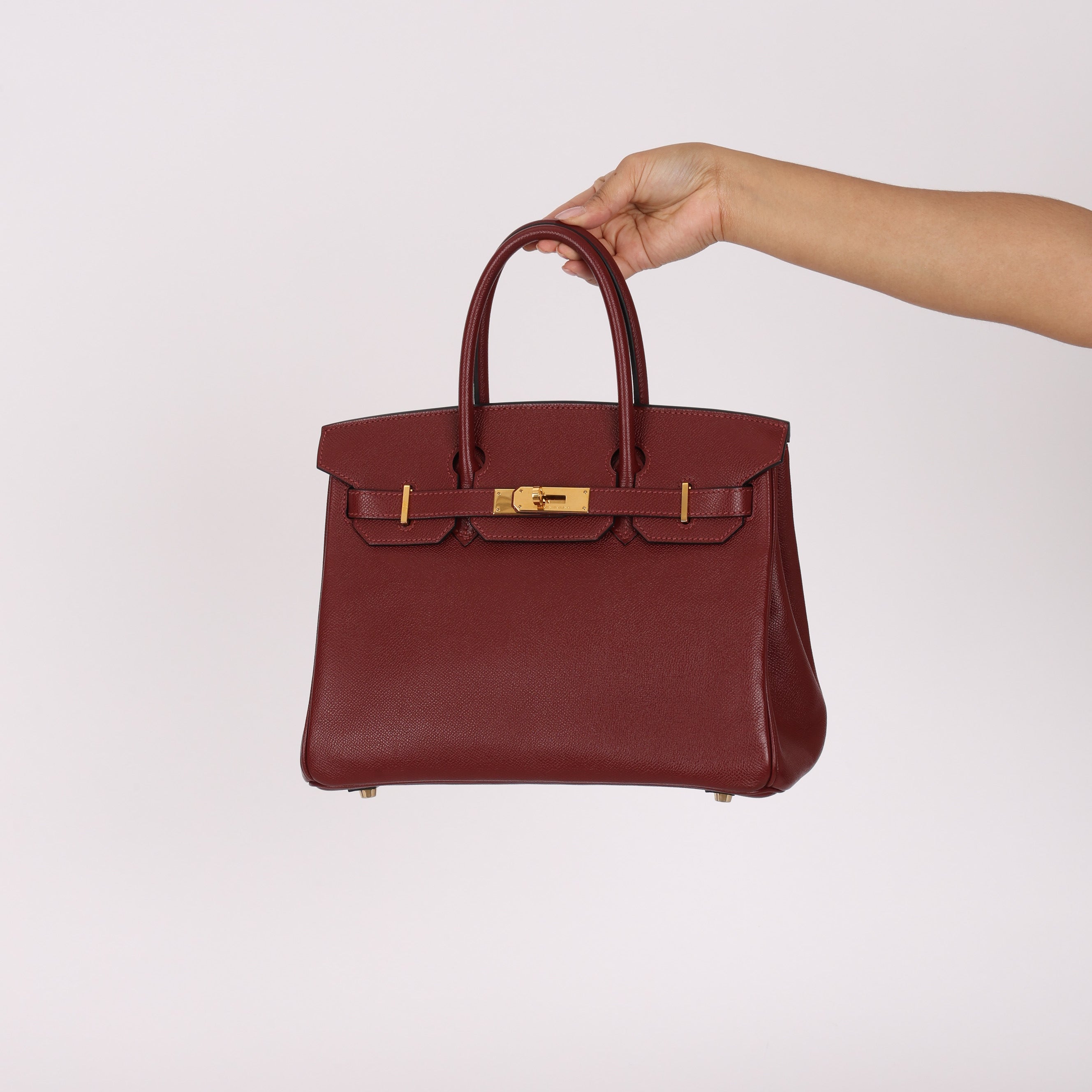 Hèrmes Birkin 30 Rouge Epsom GHW