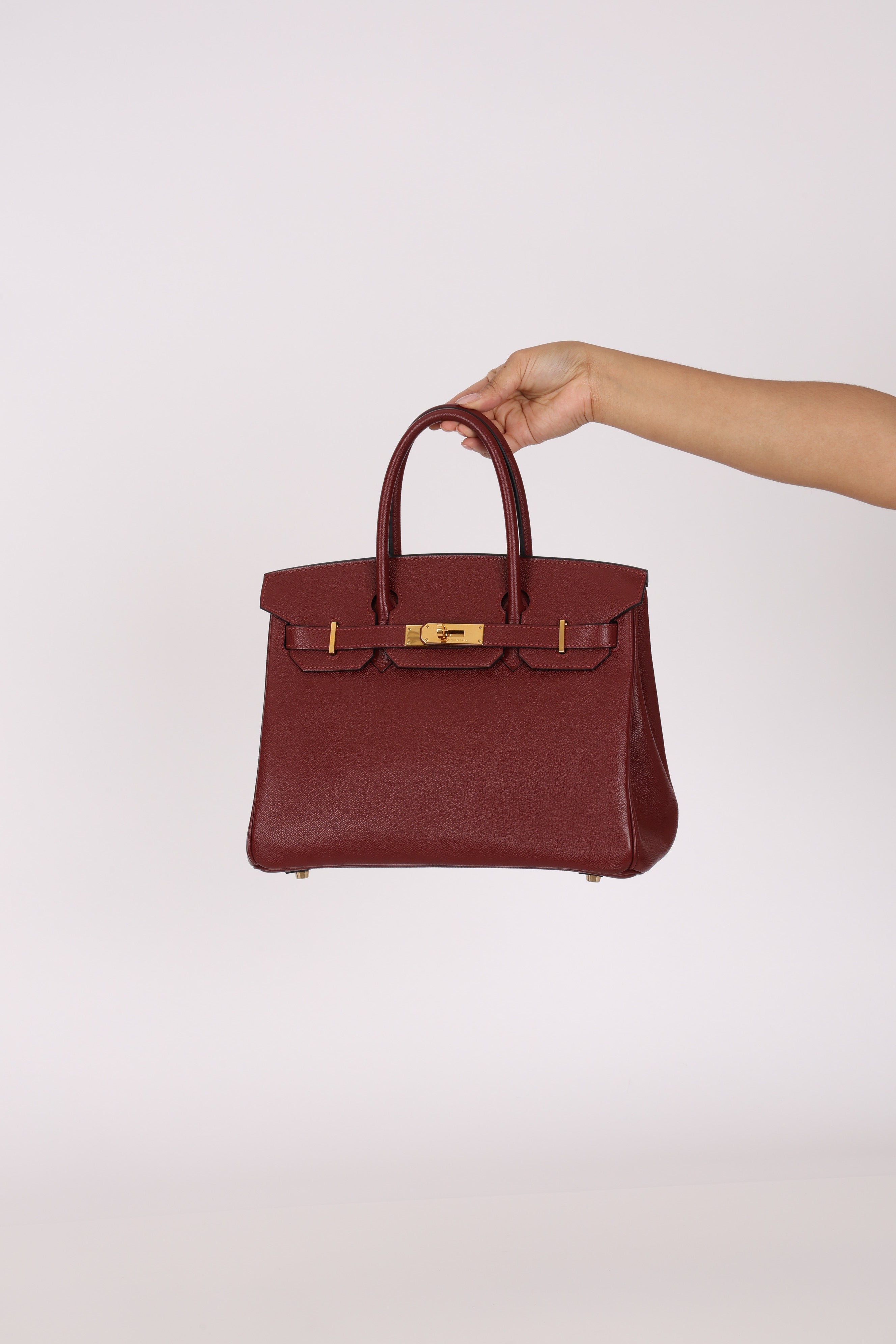 Hèrmes Birkin 30 Rouge Epsom GHW