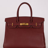 Hèrmes Birkin 30 Rouge Epsom GHW