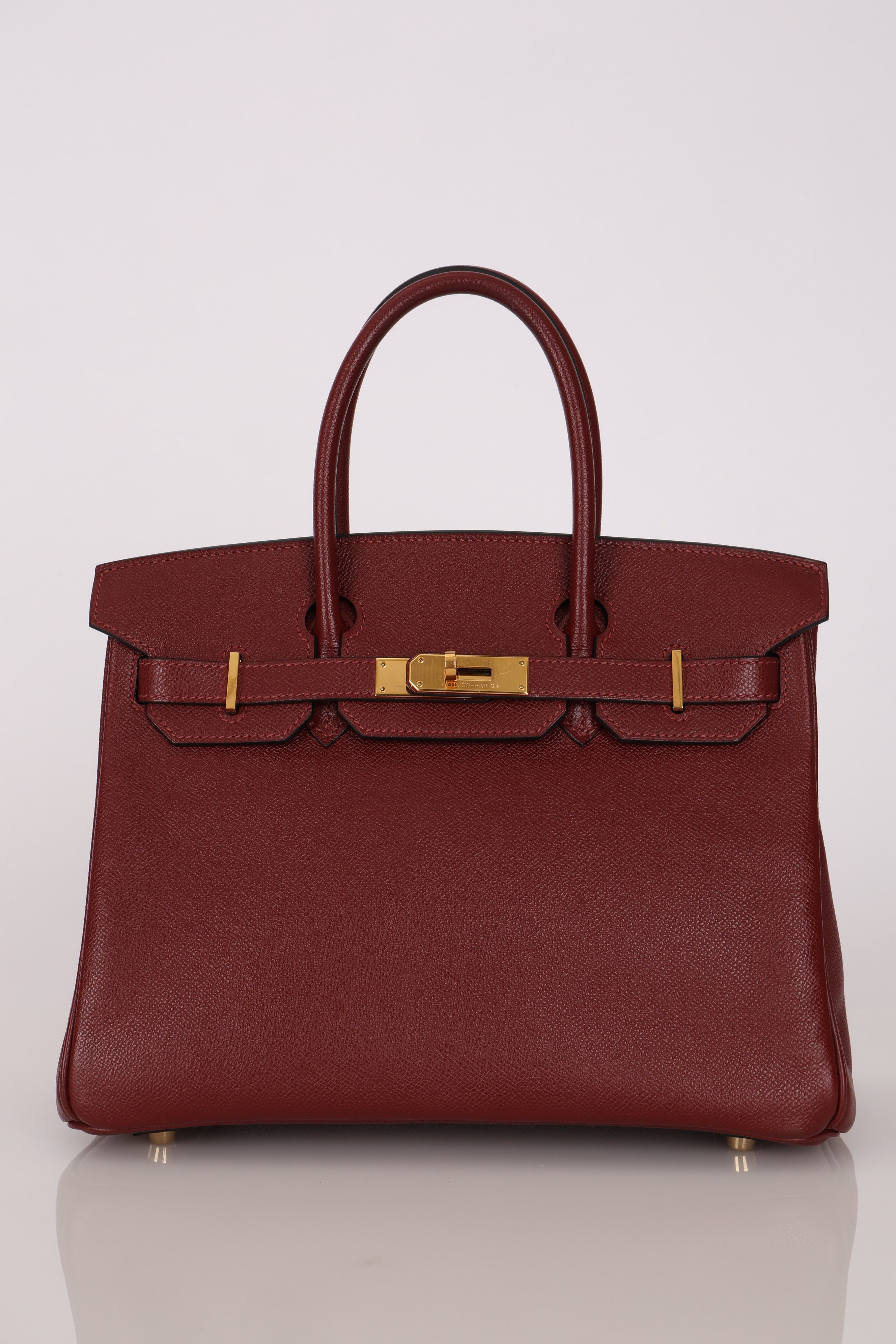 Hèrmes Birkin 30 Rouge Epsom GHW