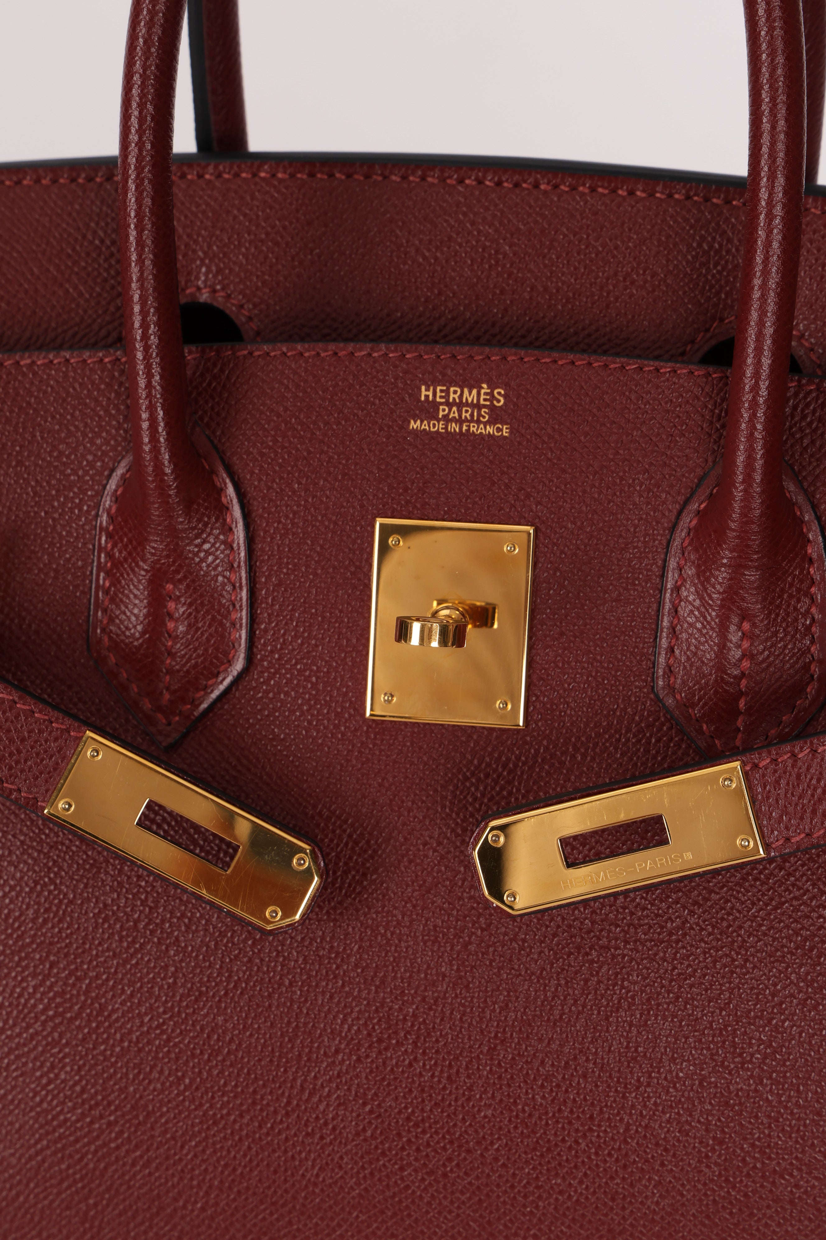 Hèrmes Birkin 30 Rouge Epsom GHW
