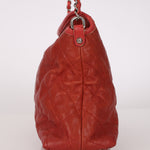 Chanel French Riviera Hobo Red Caviar SHW