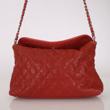 Chanel French Riviera Hobo Red Caviar SHW