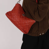 Chanel French Riviera Hobo Red Caviar 2012 SHW