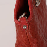 Chanel French Riviera Hobo Red Caviar 2012 SHW