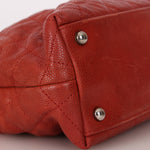 Chanel French Riviera Hobo Red Caviar 2012 SHW