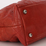 Chanel French Riviera Hobo Red Caviar 2012 SHW
