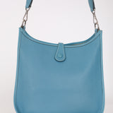 Hermès Evelyne PM Bleu Jean Clemence 2003 PHW